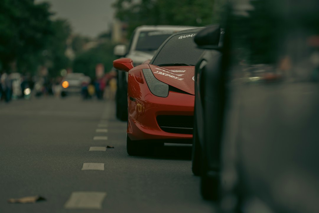 car following another