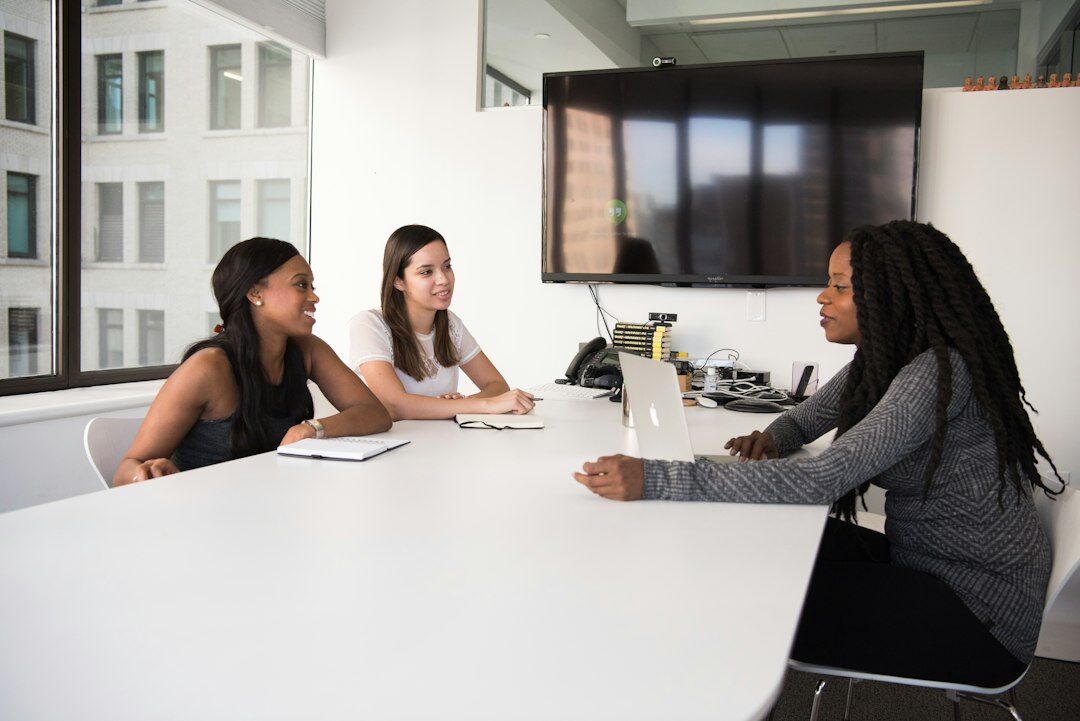business meeting in office
