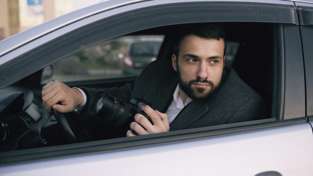 private investigator on stakeout